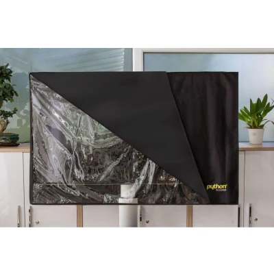 Afbeelding van Python beschermhoes met transparante doorkijk voor schermen van 40 tot 43 inch