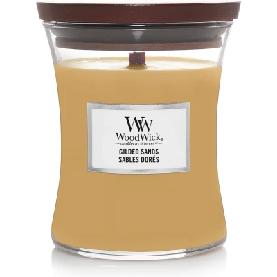 Afbeelding van WoodWick Hourglass Medium Geurkaars Gilded Sands