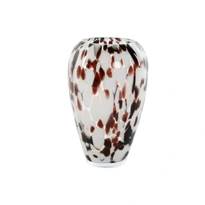 Afbeelding van Vaas Home ESPRIT Wit Bruin Kristal Modern 15,5 X 24,5 cm