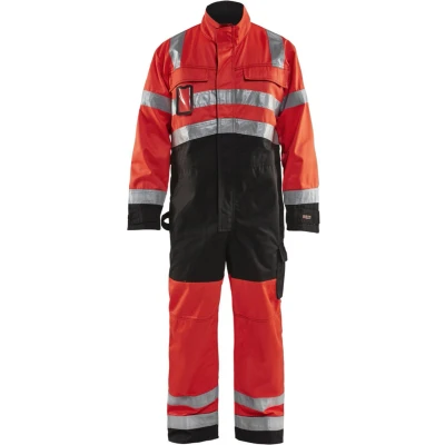 Afbeelding van Blaklader Overall High Vis 6373 1804 Rood/Zwart C56