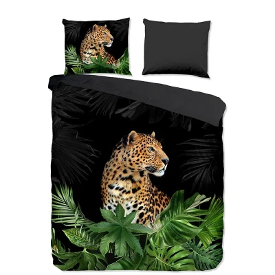 Afbeelding van Pure Dekbedovertrek &quot;luipaard&quot; Zwart (240x200/220 cm) Microfiber