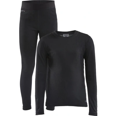 Afbeelding van Craft Extra Warme thermo Set kinderen Baselayer 152 Zwart