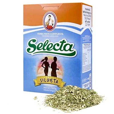 Afbeelding van 🌿Selecta Yerba Maté silhouet: 0,5 kg + geschenkmonster (50 g) Energie en tonica, rijk aan vitaminen antioxidanten, met cafeïne! Versnelt de stofwisseling.