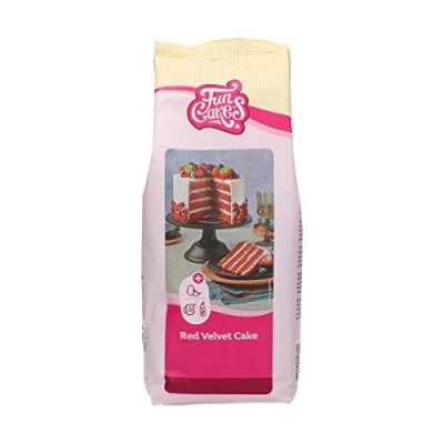 Image de FunCakes Mix pour Red Velvet Cake Halal 1 kg