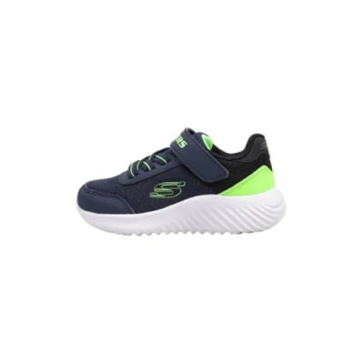 Afbeelding van Skechers Bounder sneakers voor jongens, Marineblauw Lime