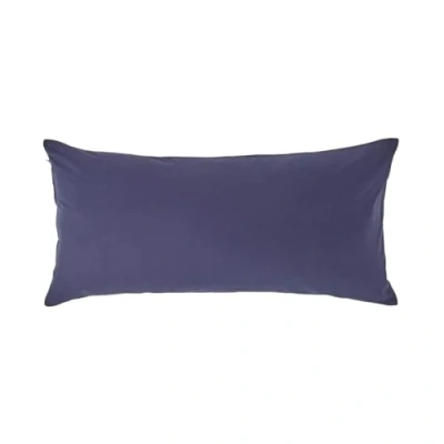 Afbeelding van Homescapes kussensloop 40 x 80 cm donkerblauw, 100% Egyptisch katoen, draaddichtheid 200