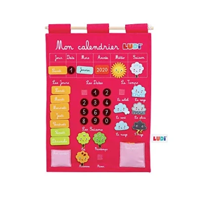 Image de LUDI Panneau Calendrier Basic Rose