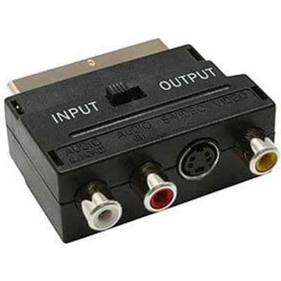 Afbeelding van Scart adapter Zwart Allteq