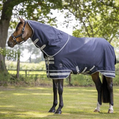 Afbeelding van LeMieux Deken Arika Featherweight Turnout 0g Navy 165/213