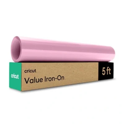 Afbeelding van Cricut Value Opstrijkbaar, roze, 30,5 cm x 1,5 m (1)