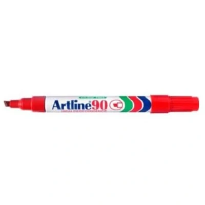 Afbeelding van Viltstift Artline 90 schuin 2 5mm rood