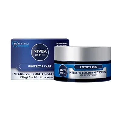 Afbeelding van Nivea MEN FACE CARE Intensive Nourishing Creme Protect &amp; Dagcrème, Heren, Maat: 50 ml,