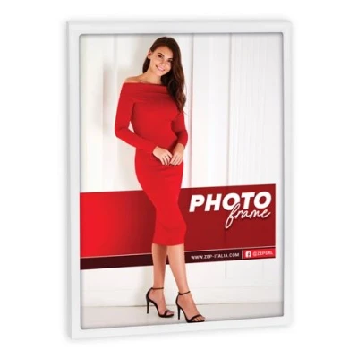 Afbeelding van ZEP Metalen Fotolijst Alissa Wit voor foto formaat 13x18 cm VC257W