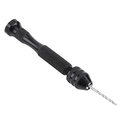 Afbeelding van Handboorhouder, handgereedschap chignoles micro handspiraalboor met 10 roterende houtboorgereedschappen spindelschroeven