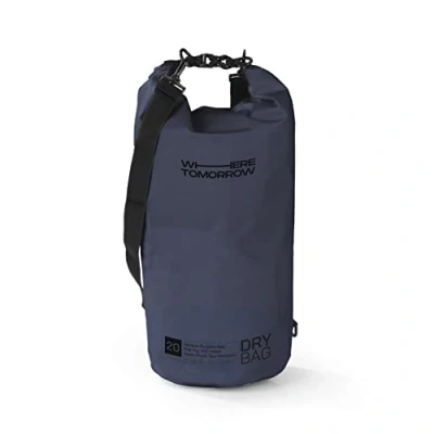 Afbeelding van Where Tomorrow PVC dry bag Style 01 20L donkerblauw