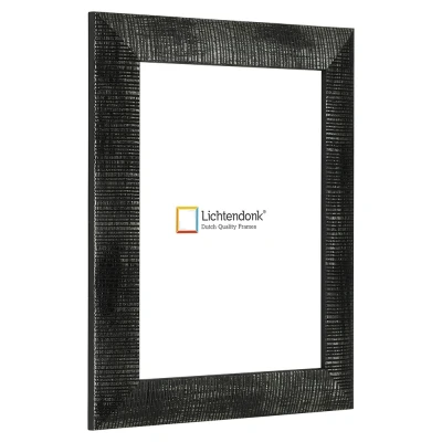 Afbeelding van Fotolijst Hout Zwart/Zilver 10x15 cm