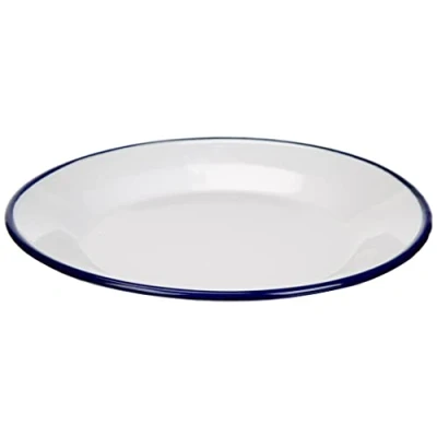 Afbeelding van Ibili 901124 plat bord, staal, wit, 24 cm