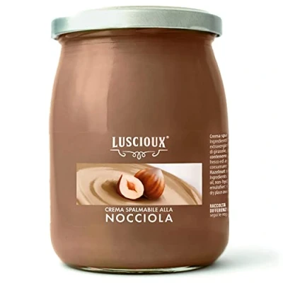 Afbeelding van Siciliaanse hazelnootcrème met 45% hazelnoot (600 g)