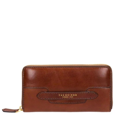 Afbeelding van The Bridge Lucrezia 19 CM Portemonnee, Dames, Maat: One Size, Brown