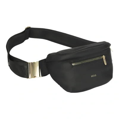 Afbeelding van Zwarte crossbody heuptas dames nylon MŌSZ Jessy