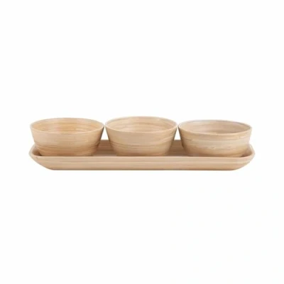 Afbeelding van Present Time Schaal Puro Naturel 36x12x6cm Scandinavisch Sinterklaas cadeau cadeautjes vrouw man voor haar hem Sint Kado