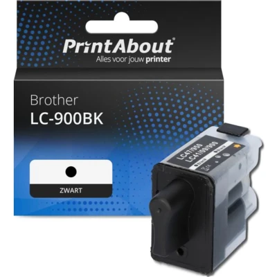 Afbeelding van Huismerk Brother LC 900BK Inktcartridge Zwart
