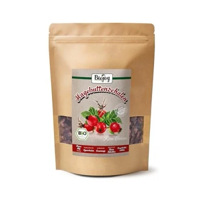 Afbeelding van Biojoy Biologische rozenbottelvlokken (250 g), gedroogd en heel, voor kruidenthee infusie (Rosa canina)