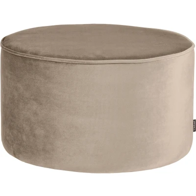 Afbeelding van WOOOD Sara Poef Laag Velvet Khaki 60x36x60