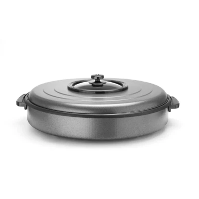 Afbeelding van Hendi Partypan, Aluminium, Grijs, 62øx19(h)cm, 239605