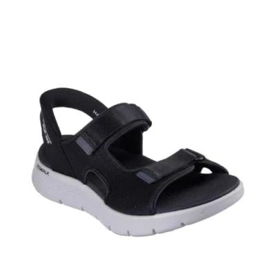 Afbeelding van Skechers Go Walk Flex Zandal Easy Entr Heren Sandalen Zwart