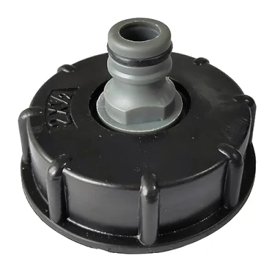 Afbeelding van Senrise IBC tankadapter van kunststof S60X6 met grove schroefdraad op waterreservoir 1,27 cm voor ventiel geluid