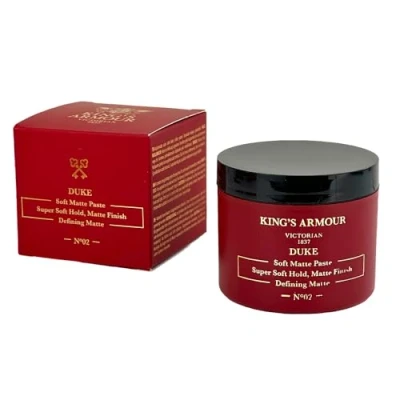 Afbeelding van King&#039;s Armour Duke Zachte matte pasta Super Soft Hold, afwerking, 110 ml
