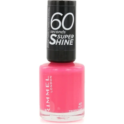 Afbeelding van Rimmel London 60 seconds supershine Nagellak 407 Hot Tropicana