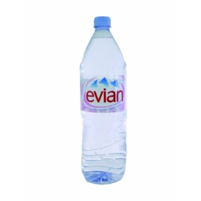 Afbeelding van Evian natuurlijk mineraalwater plastic fles 1,5 liter, 12 pack
