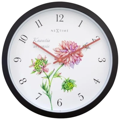 Afbeelding van Weerbestendige buitenklok 30.5 cm Wit Knautia NeXtime