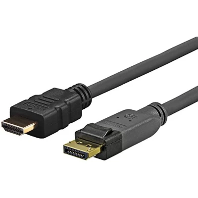 Afbeelding van Vivolink HDMI (type A) DisplayPort (3 m, HDMI), Videokabel