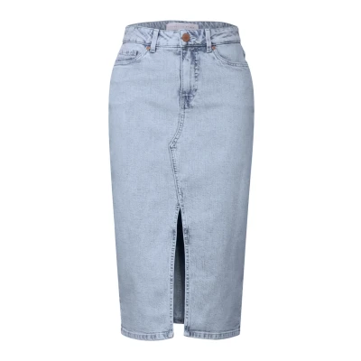 Afbeelding van Street One Studio Jeansrok, Dames, Maat: 34, Blau