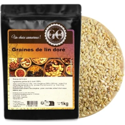 Afbeelding van Gouden lijnzaad 1000 g LA PLANTIGO