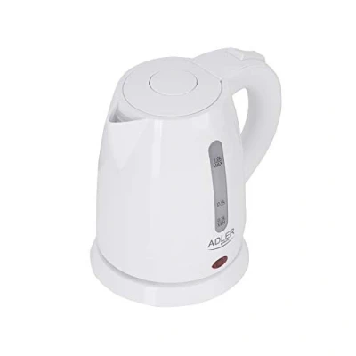 Image de Bouilloire Électrique 1L, sans BPA, Résistance Cachée, fil 360, Adler, AD1272, 1600, Blanc