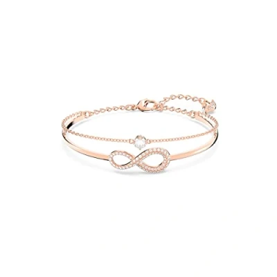 Afbeelding van Swarovski dames Bangle met kristal in de kleur Roségoud