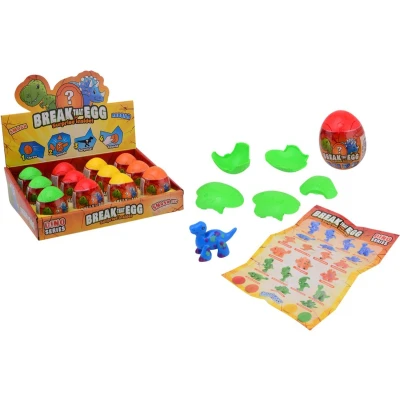 Afbeelding van 12 break that egg dino in display 30023