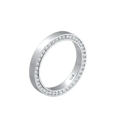Afbeelding van Elli Funkelnd GEO JOLI Ring, Dames, Maat: 54, Silber