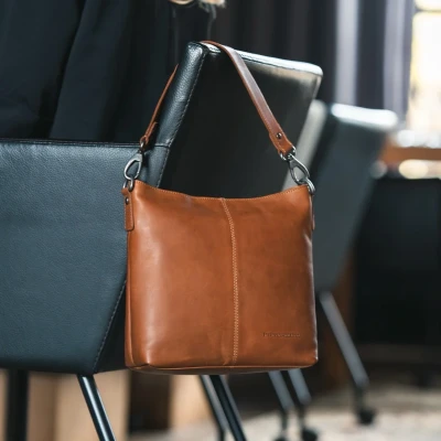 Afbeelding van The Chesterfield Brand Jen Shoulderbag cognac Damestas