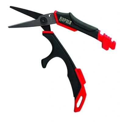 Afbeelding van Rapala Visschaar RCD Precision Line Scissors Visuitrusting 13 cm Voor alle visdraden Veergereedschap Nauwkeurige sneden Stevige vistang Zwart/Rood