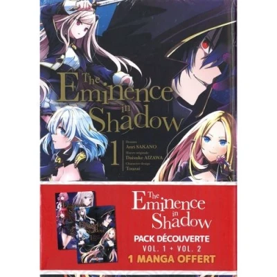 Image de The Eminence in Shadow Pack promo vol. 01 et 02 édition limitée