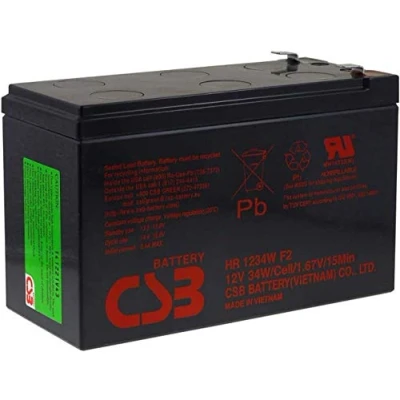 Image de Batterie csb hr1234w f2 12v 9ah