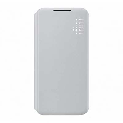Image de Etui Folio Smart LED View pour Samsung Galaxy S22 Gris clair
