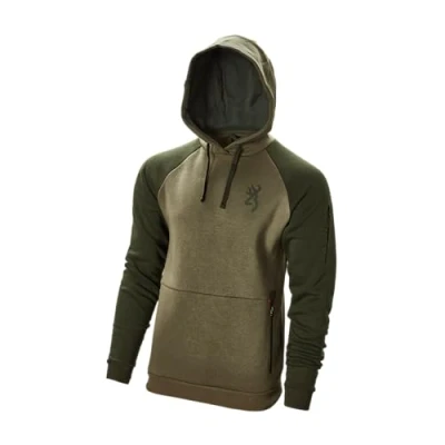 Afbeelding van BROWNING Trui Heren Snapshot met warme pocket Sweater, hoodie capuchon Groen XL