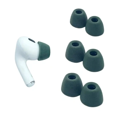 Afbeelding van Comply TrueGrip oordopjes voor Airpods Pro Gen 1 en 2, pine kleur, verschillende maten
