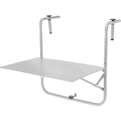 Afbeelding van Balkontafel Gardalux 60 x 43 cm (Inklapbaar, Mat grijs)